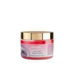 Aromatisk kroppspeeling med salt, nype og roseblomster